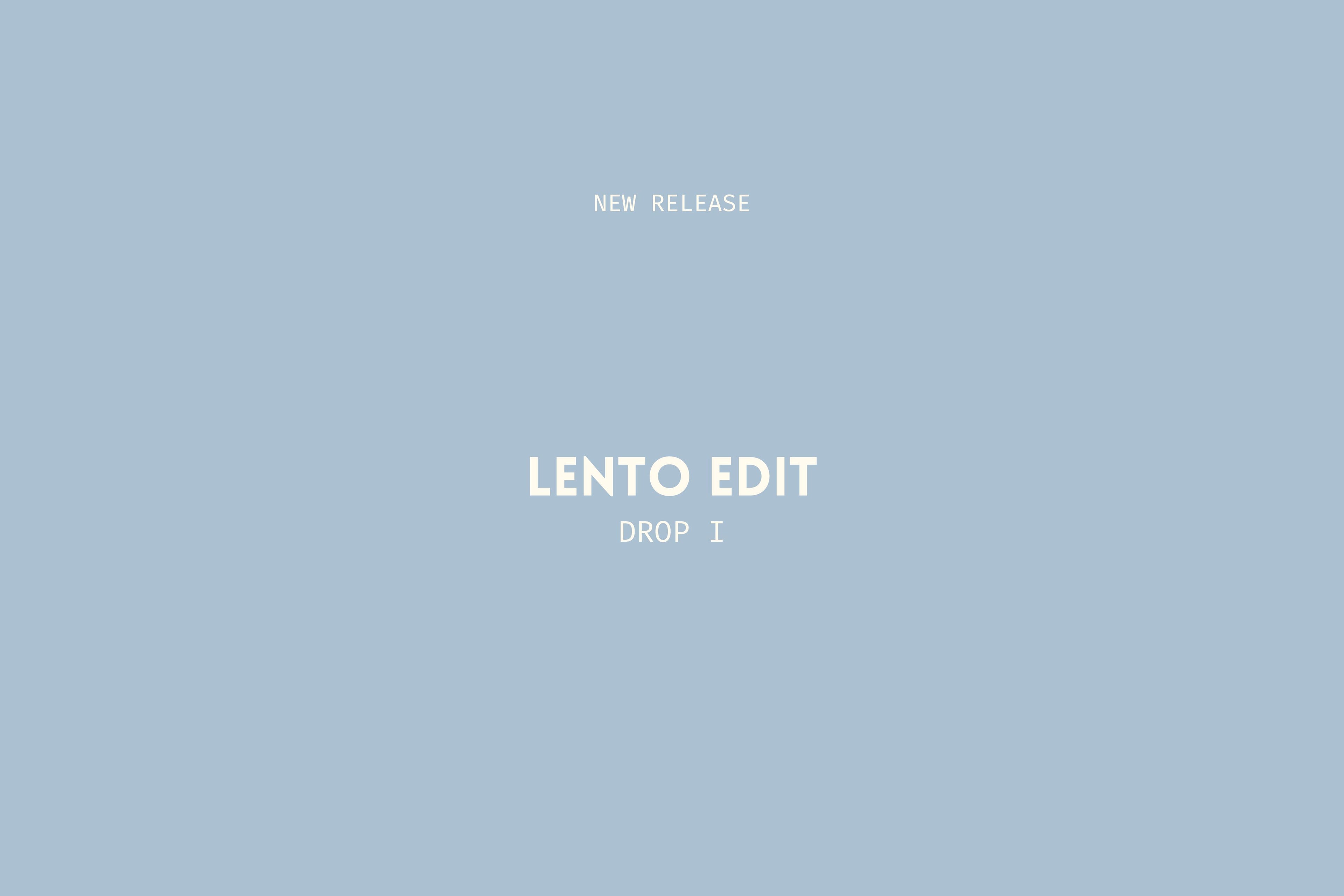 Lento Drop I