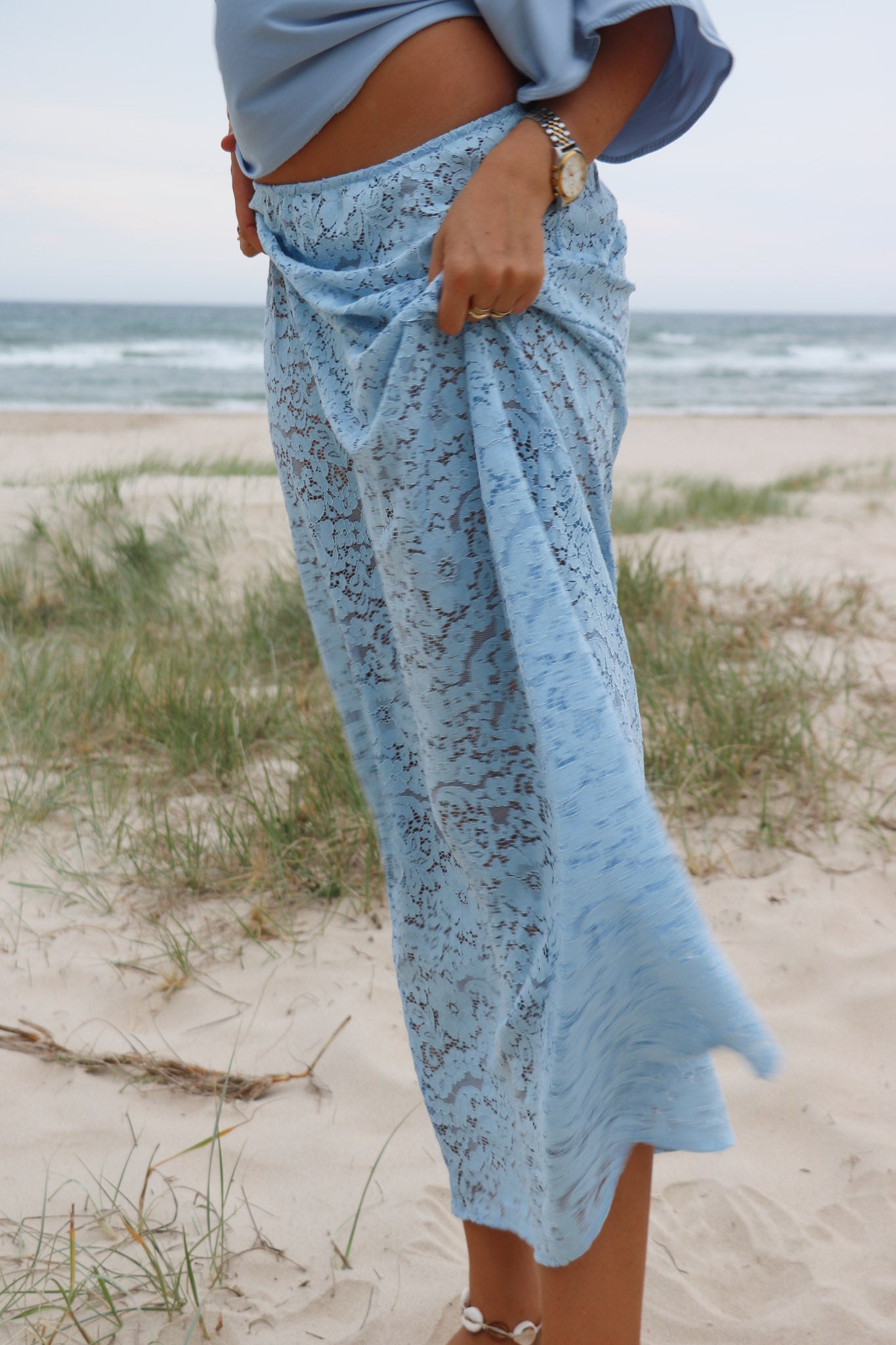 Bluette Lace Midi Skirt