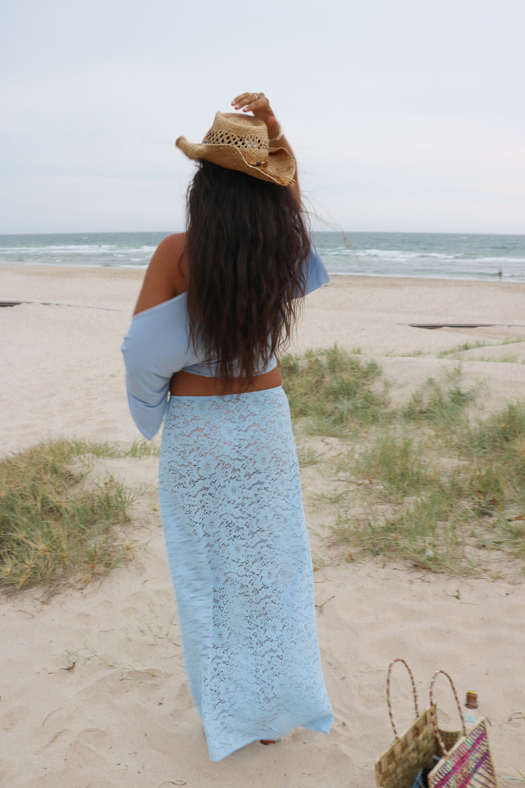 Bluette Lace Midi Skirt