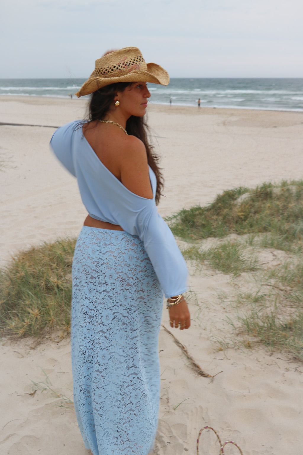 Bluette Lace Midi Skirt