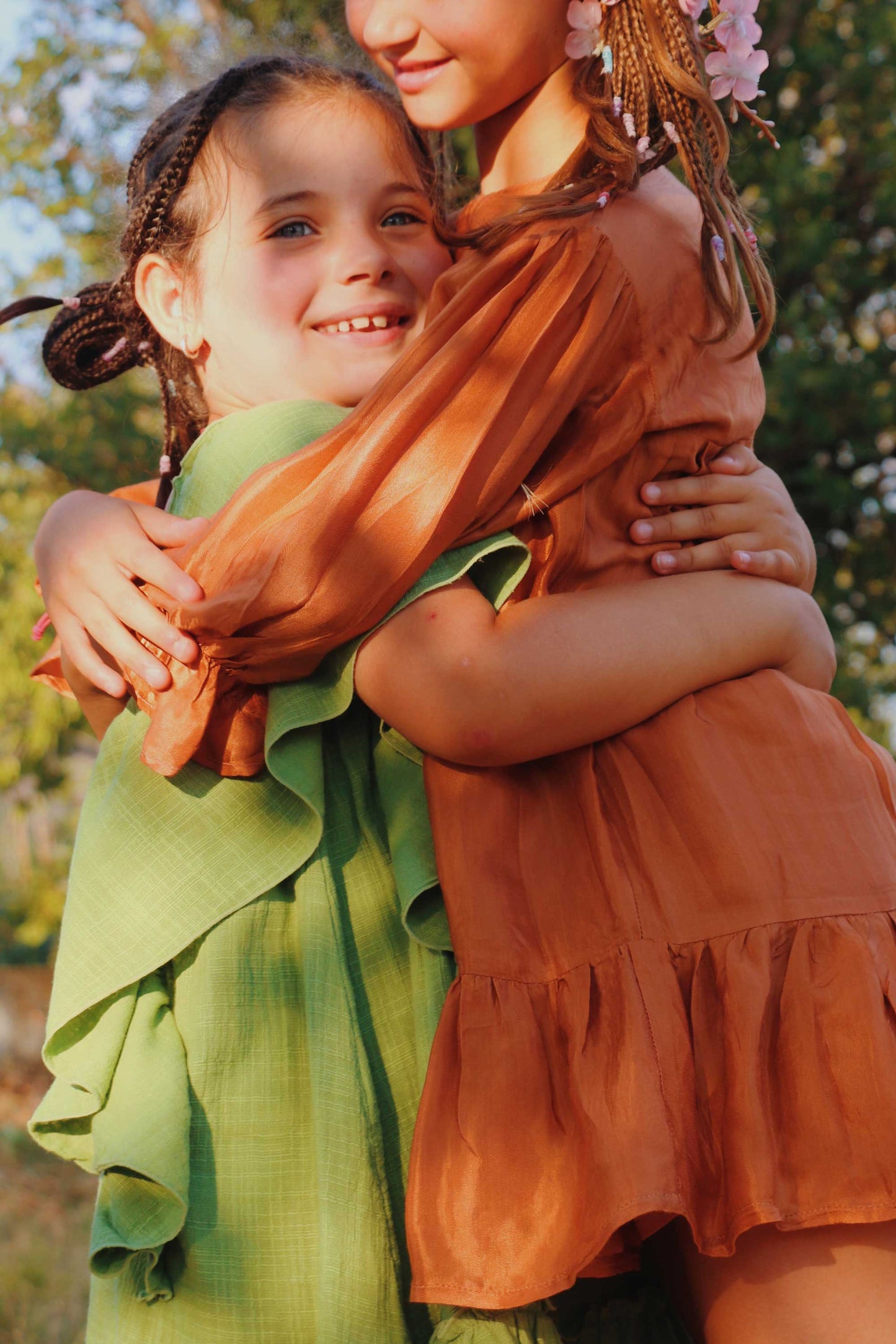 Merapi Mini Terracotta Bemberg Dress