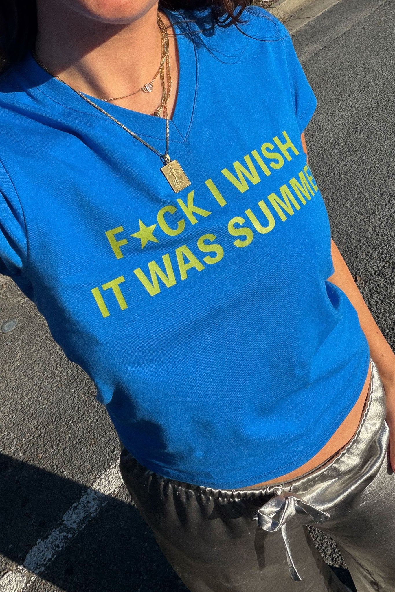 Summer Baby Tee - Blue