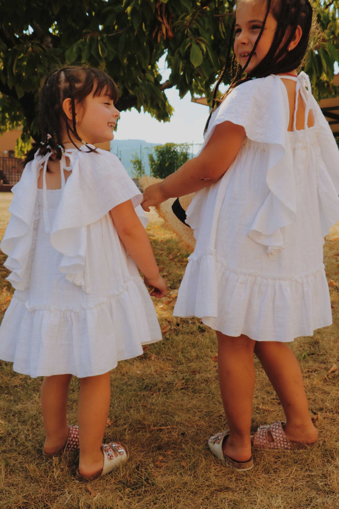 Cayambe Mini White Cotton Dress