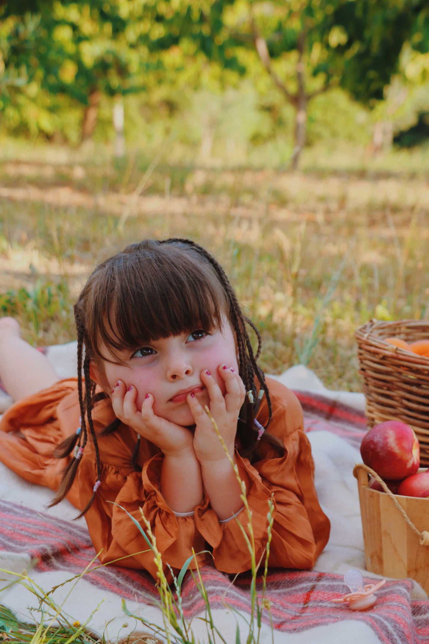 Merapi Mini Terracotta Bemberg Dress