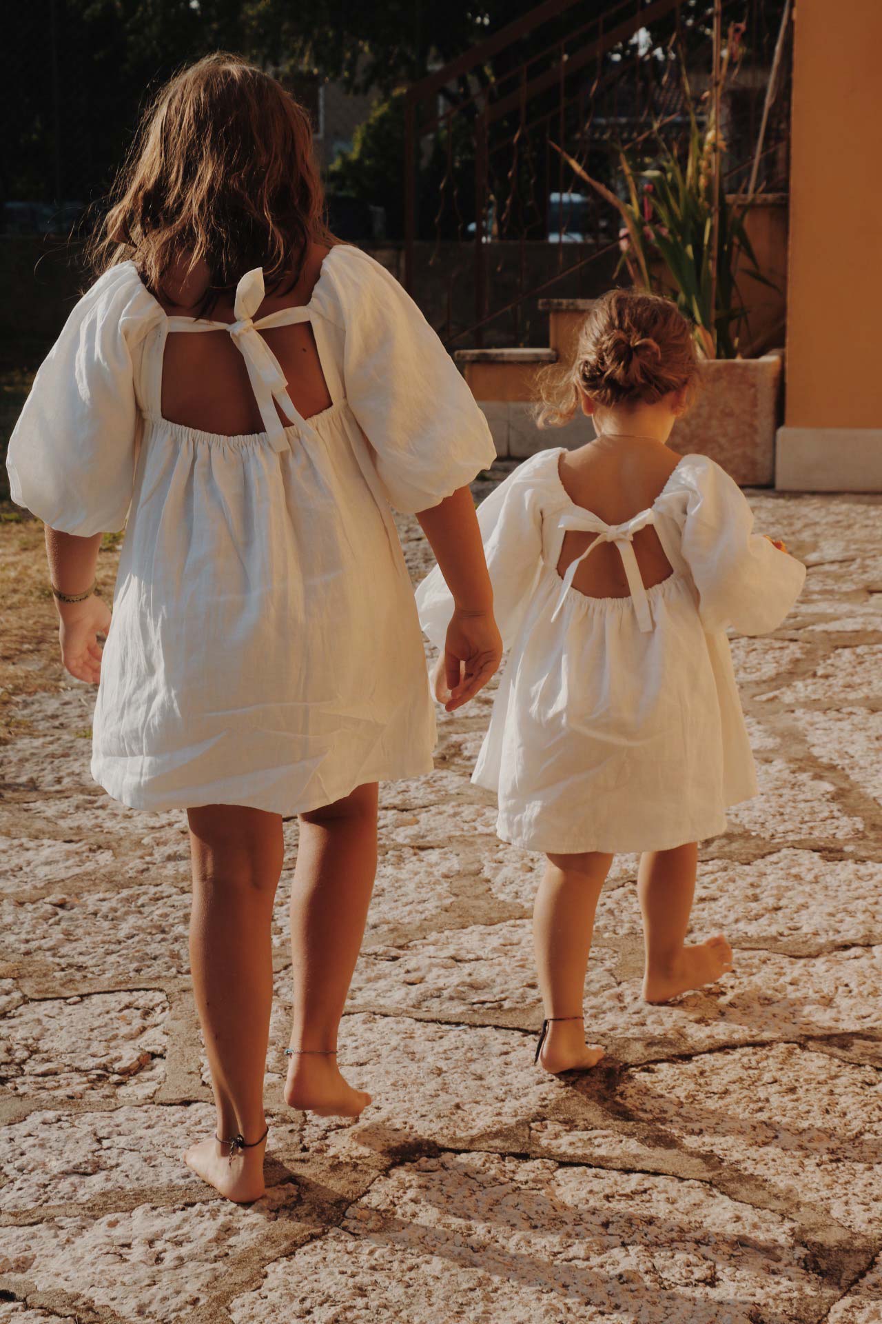 Azuma Mini White Linen Dress | Shop Sustainable Kidswear Azuma Mini White Linen Dress | Shop Sustainable Kidswear