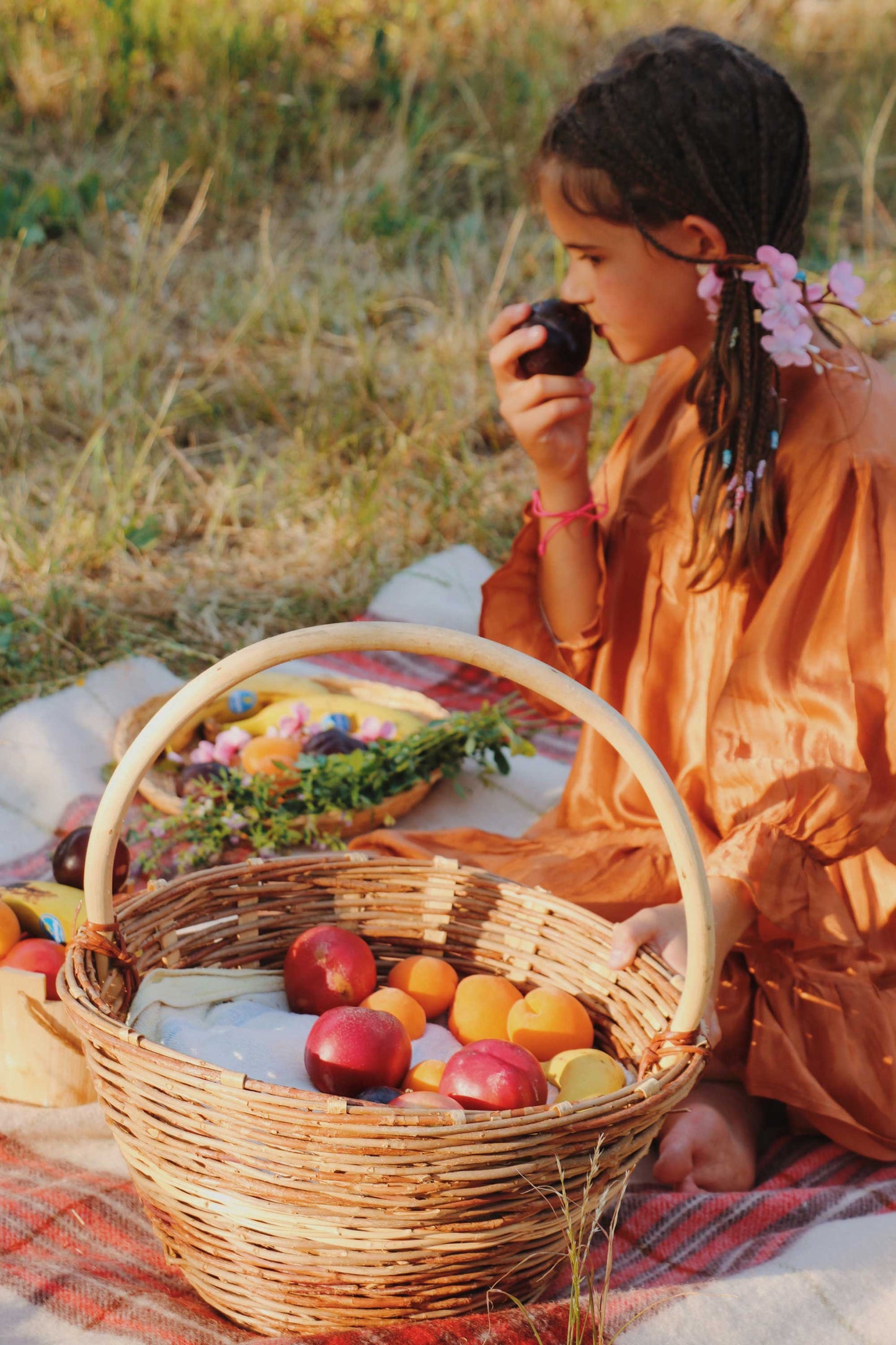 Merapi Mini Terracotta Bemberg Dress